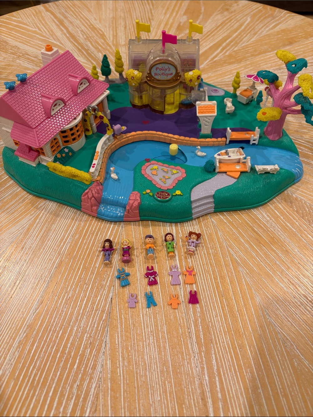 1996 COMPLETE Magical Movin’ Pollyville Polly Pocket Bluebird WORKS